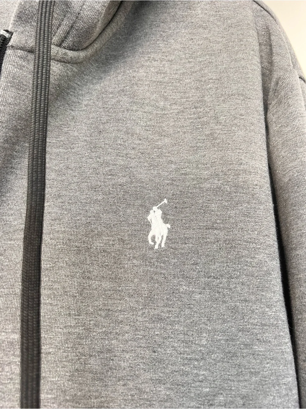 Polo Ralph Lauren Men's Zip Up Hoodie Sweatshirt Gray Size XL